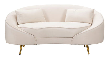 Bank 2 Seaters Oslo With Cushions Cream 148×84×68 cm