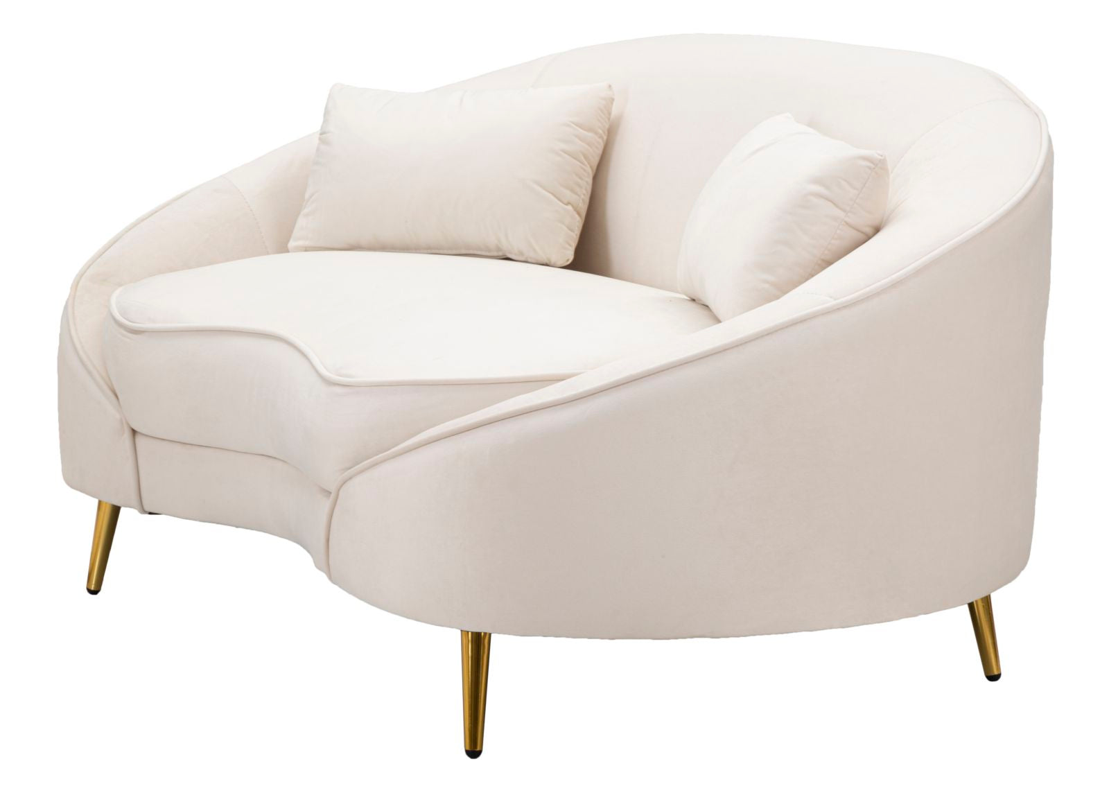Bank 2 Seaters Oslo With Cushions Cream 148×84×68 cm
