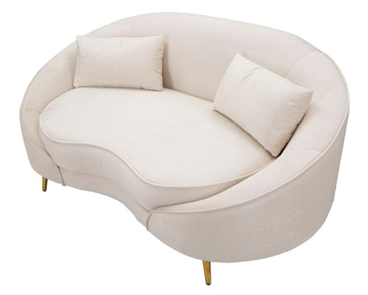 Bank 2 Seaters Oslo With Cushions Cream 148×84×68 cm