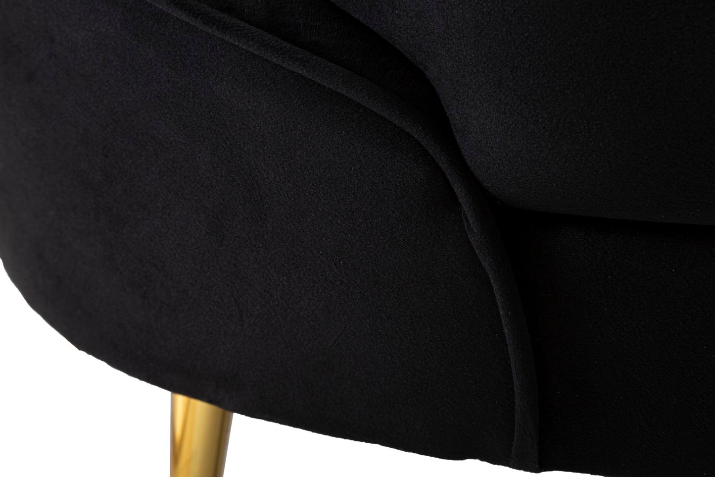 Bank 2 Seaters Oslo With Cushions Black 148×84×68 cm
