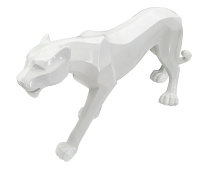 Decoratie White Panther 70×18×32,5 cm