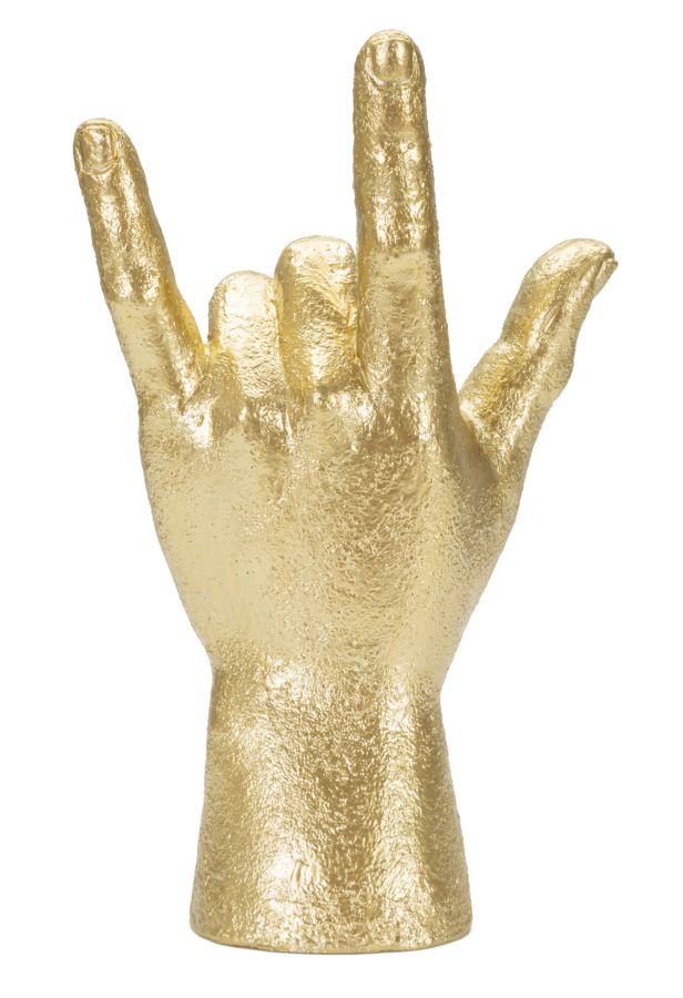 Decoratie Yeah Hand 14,5×7×23 cm