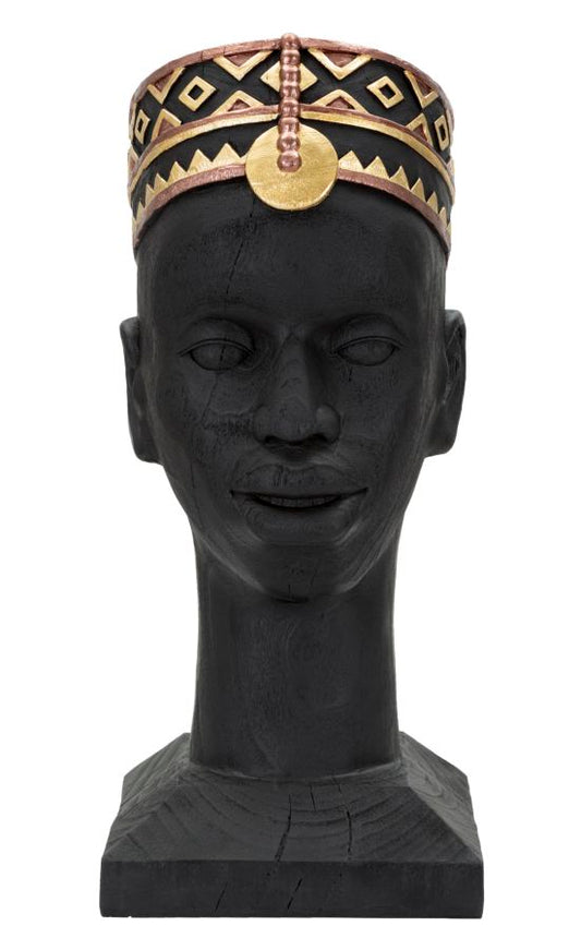 Decoratie Massai Man 25×25×56 cm