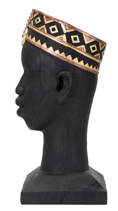 Decoratie Massai Man 25×25×56 cm