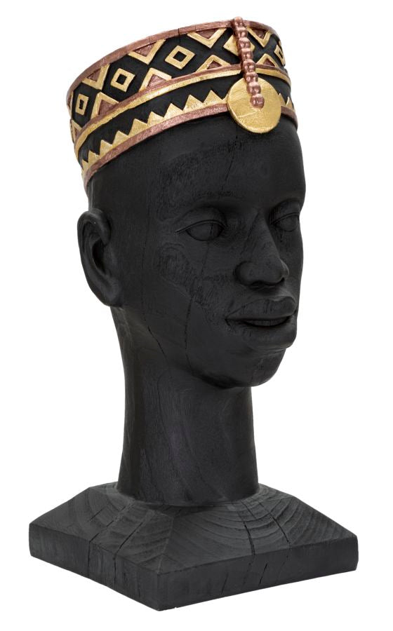 Decoratie Massai Man 25×25×56 cm