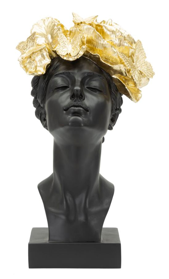 Decoratie Woman With Butterfly 21×20×36,5 cm
