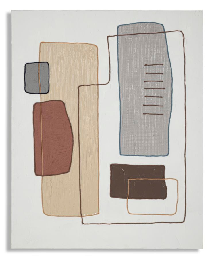 Schilderij Handmade Wall Painting Paint -b- 80×2,8×100 cm