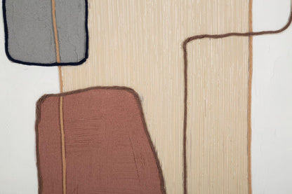 Schilderij Handmade Wall Painting Paint -b- 80×2,8×100 cm
