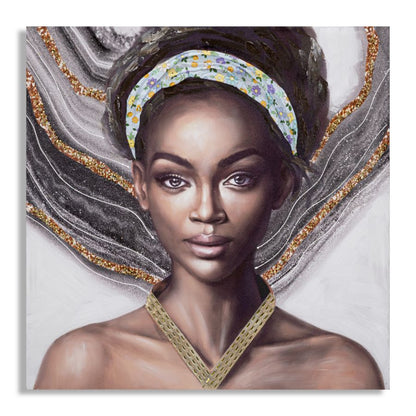 Schilderij Handmade Wall Painting Naomi -a- 100×3×100 cm