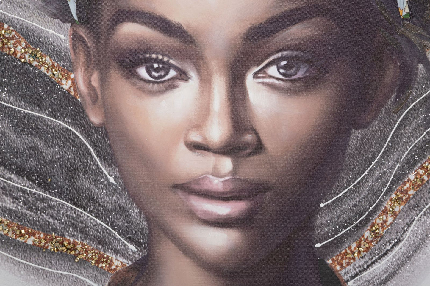 Schilderij Handmade Wall Painting Naomi -a- 100×3×100 cm