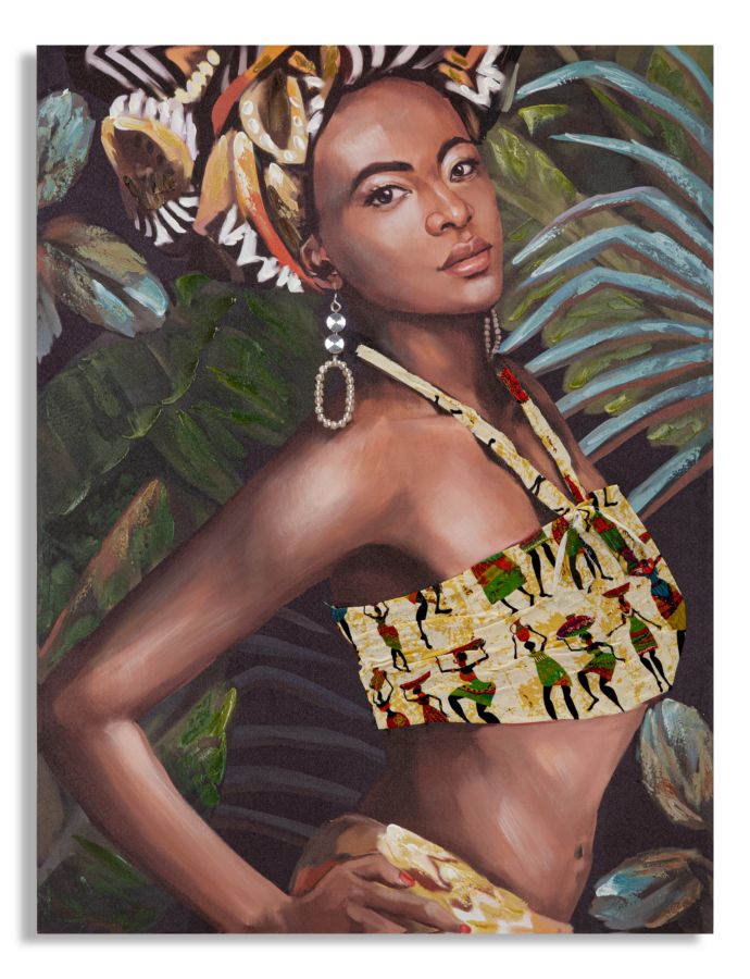 Schilderij Handmade Wall Painting Kelly -b- 90x3x120