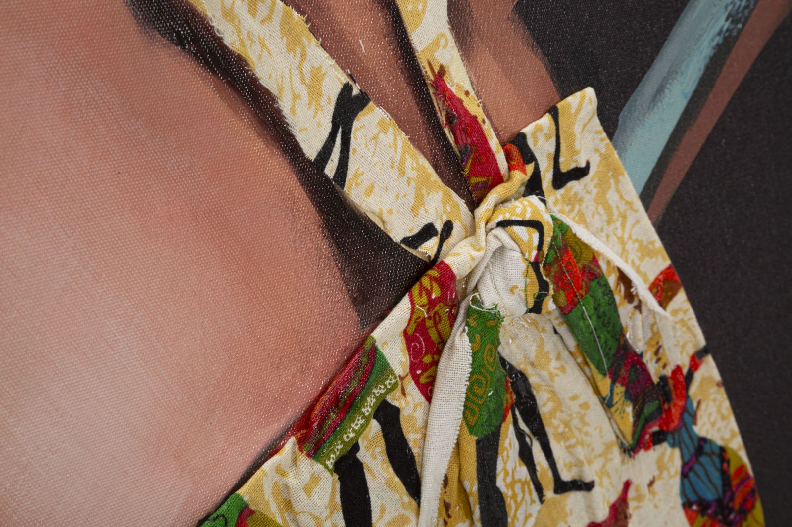 Schilderij Handmade Wall Painting Kelly -b- 90x3x120