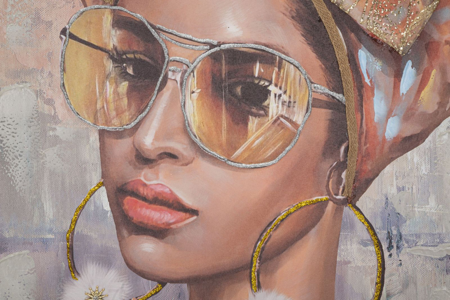 Schilderij Handmade Wall Paintingjennifer -b- 70×3×100 cm