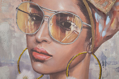 Schilderij Handmade Wall Paintingjennifer -b- 70×3×100 cm