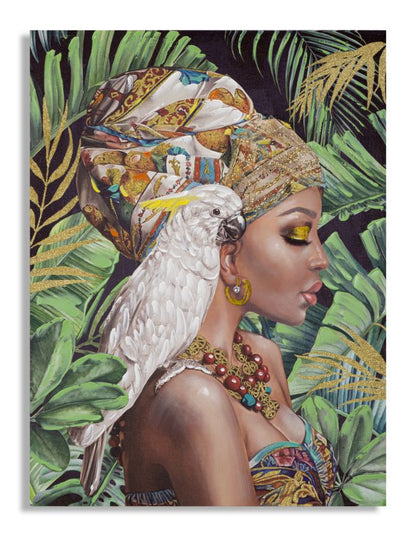 Schilderij Handmade Wall Painting Kloe Vertical 90×3×120 cm