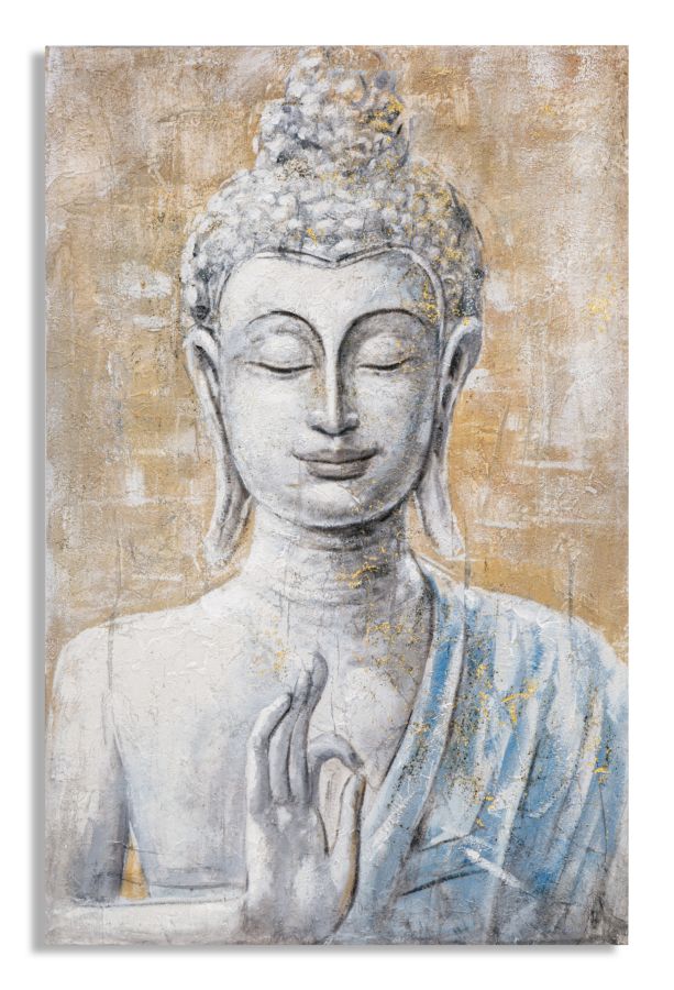 Schilderij Handmade Wall Painting Buddha Light -b- 80×3×120 cm
