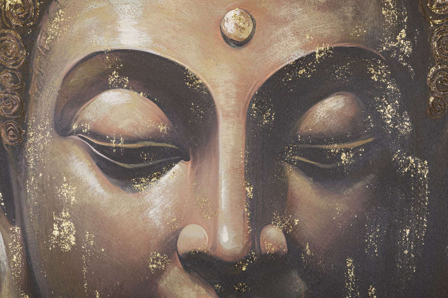 Schilderij Handmade Wall Painting Buddha -b- 100×3×100 cm