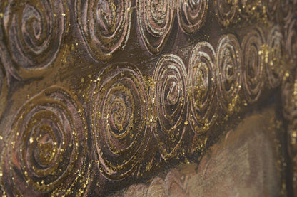 Schilderij Handmade Wall Painting Buddha -b- 100×3×100 cm
