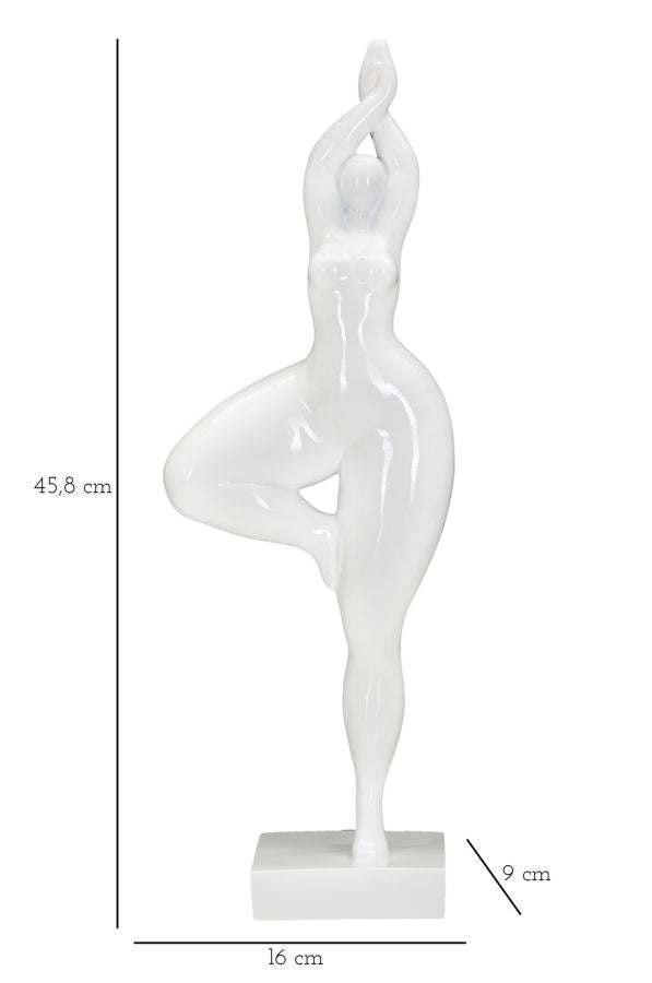 Decoratie Woman Yoga 16×9×45,8 cm