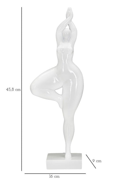 Decoratie Woman Yoga 16×9×45,8 cm