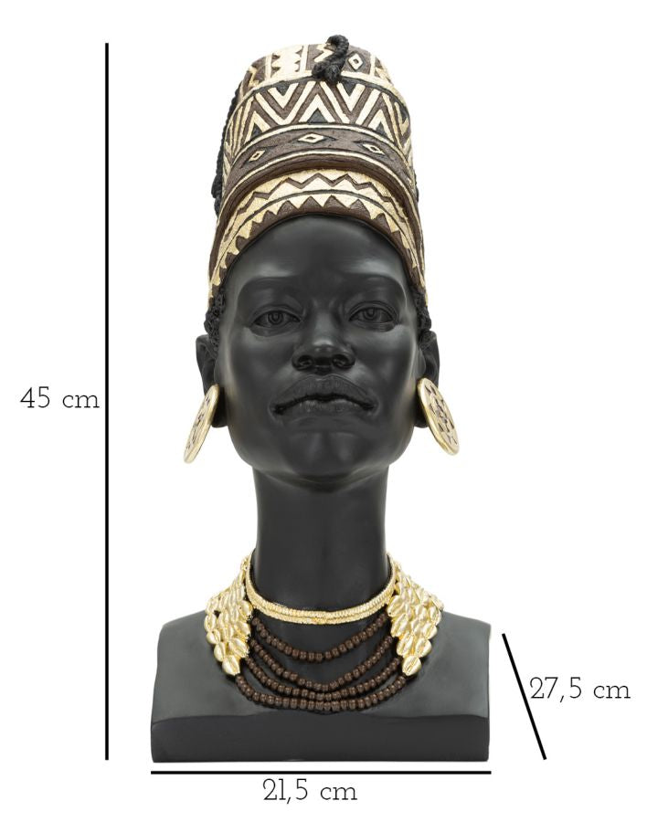 Decoratie Massai Woman Cup 21,5×27,5×45 cm