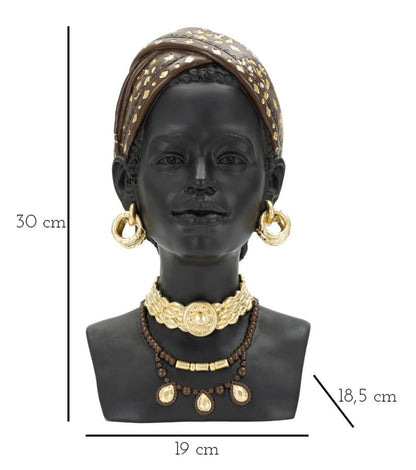Decoratie Massai Woman 19×18,5×30 cm