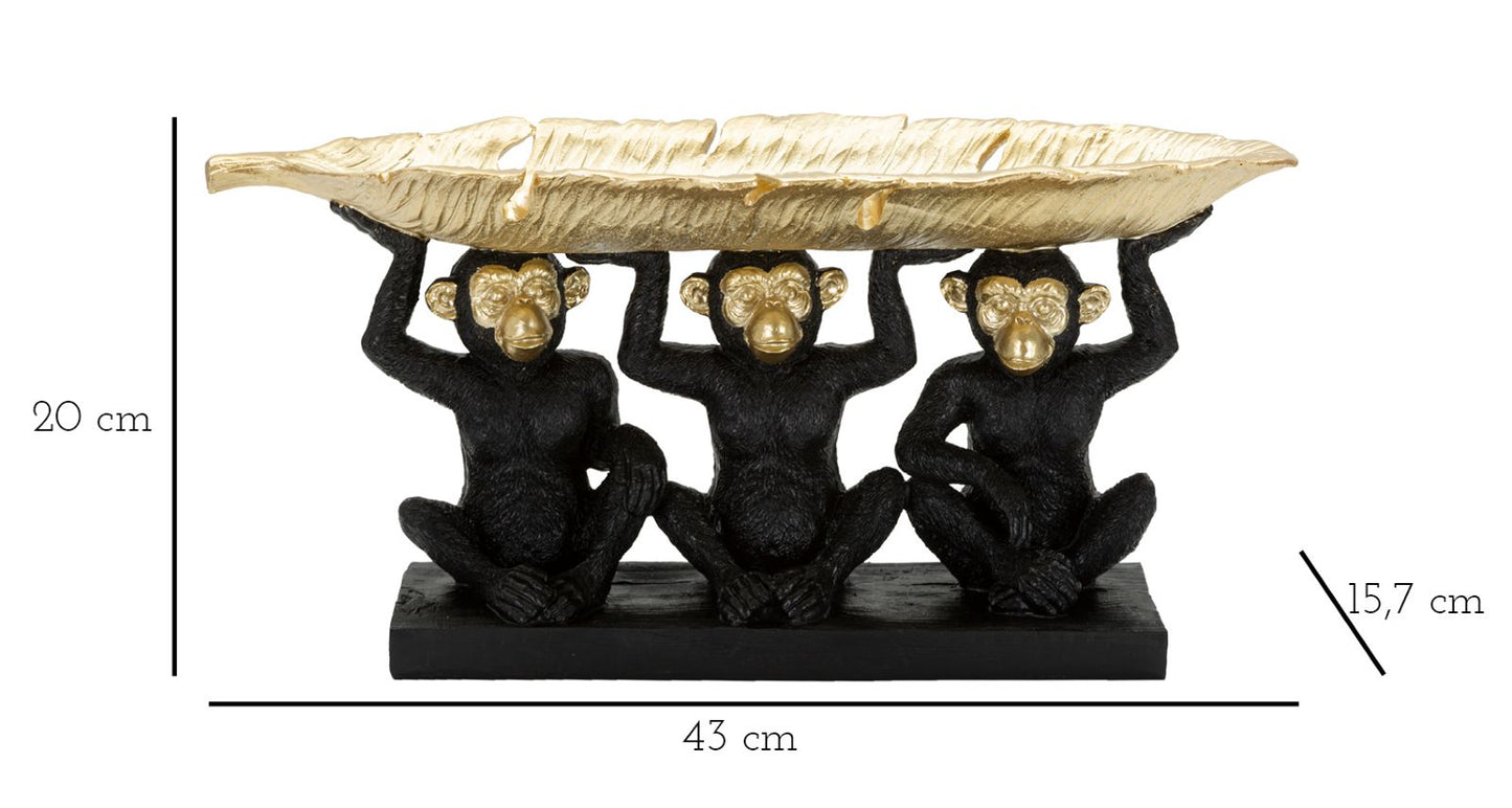 Decoratie Monkey Tris 43×15,7×20 cm