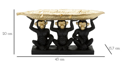Decoratie Monkey Tris 43×15,7×20 cm