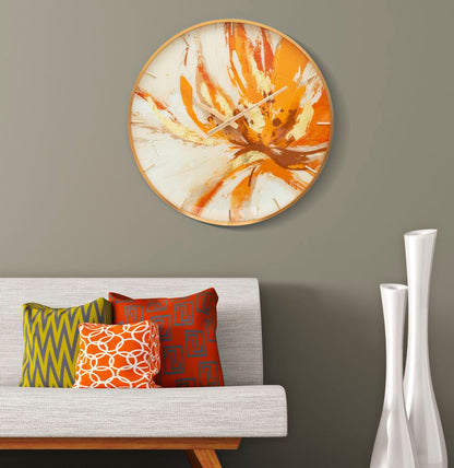 Wandklok Glass Toply Ø 60×5 cm