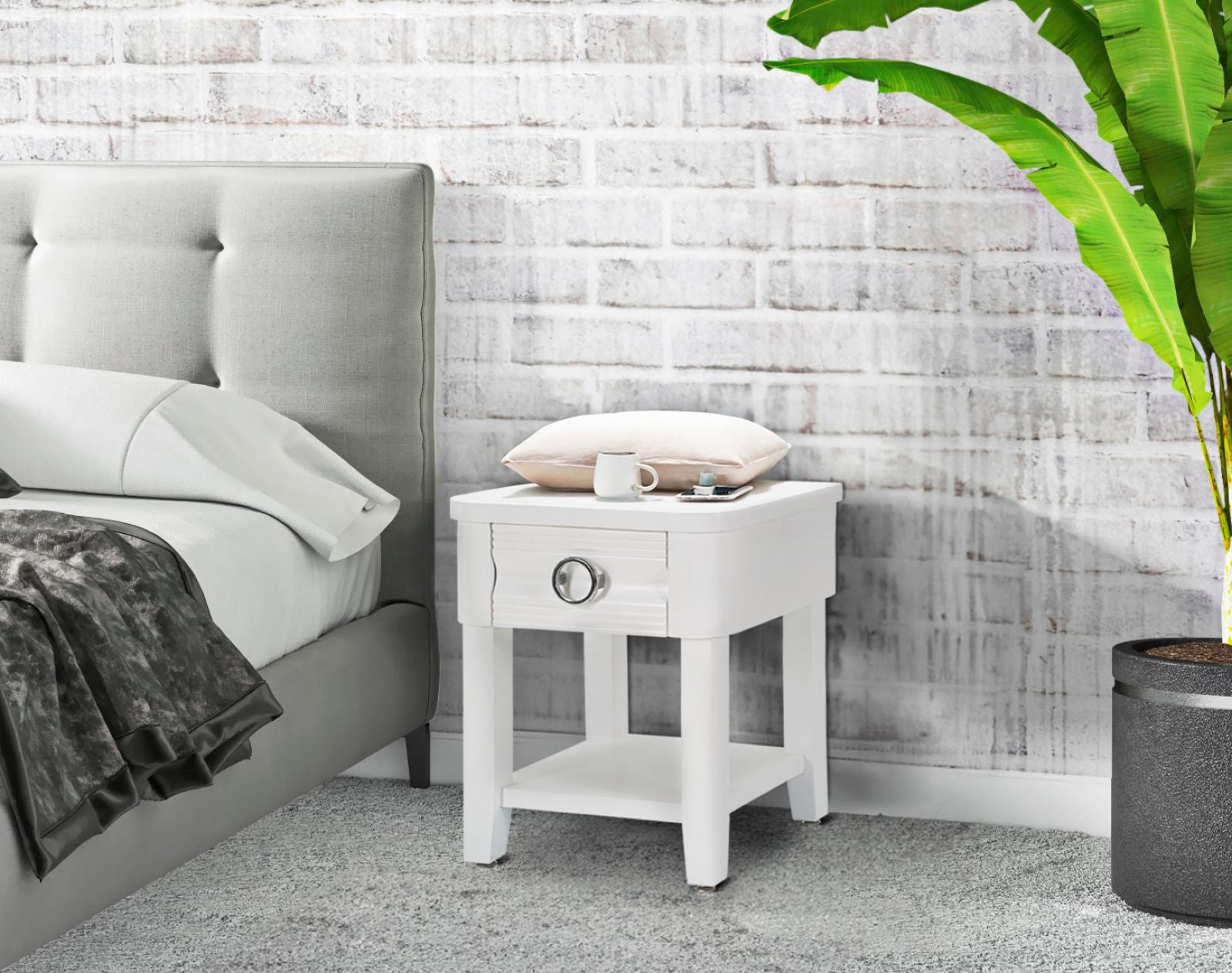 Nachtkastje Bedside Shine 45×40×54 cm