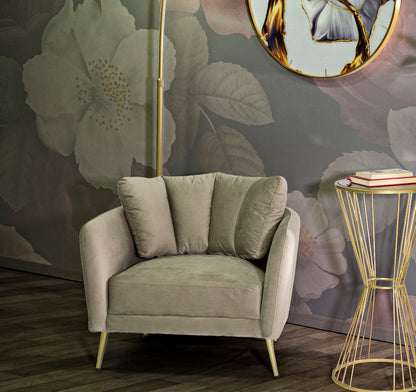 Fauteuil Kiev Grey 88×77×74 cm