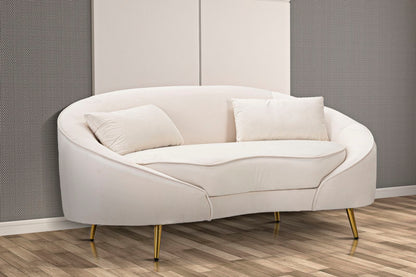 Bank 2 Seaters Oslo With Cushions Cream 148×84×68 cm