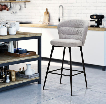 Barkruk Losanna Grey Set 2 Pz 52×59×108 cm