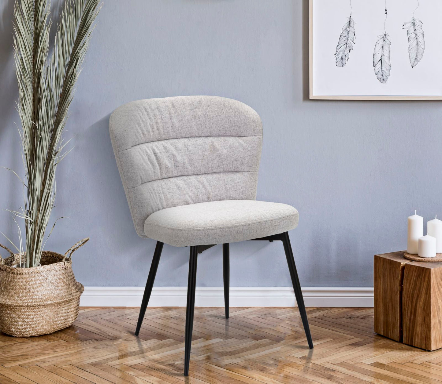 Stoel Losanna Grey Set 2 Pz 58×60,5×85 cm