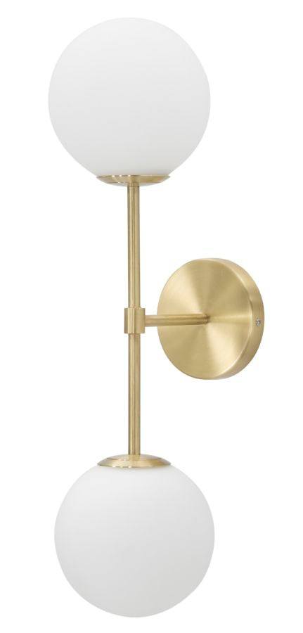 Wandlamp Glamy Doppia 15×21×55 cm