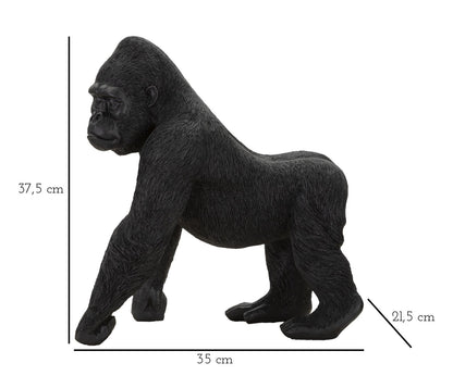 Decoratie Black Gorilla 35×21,5×37,5 cm