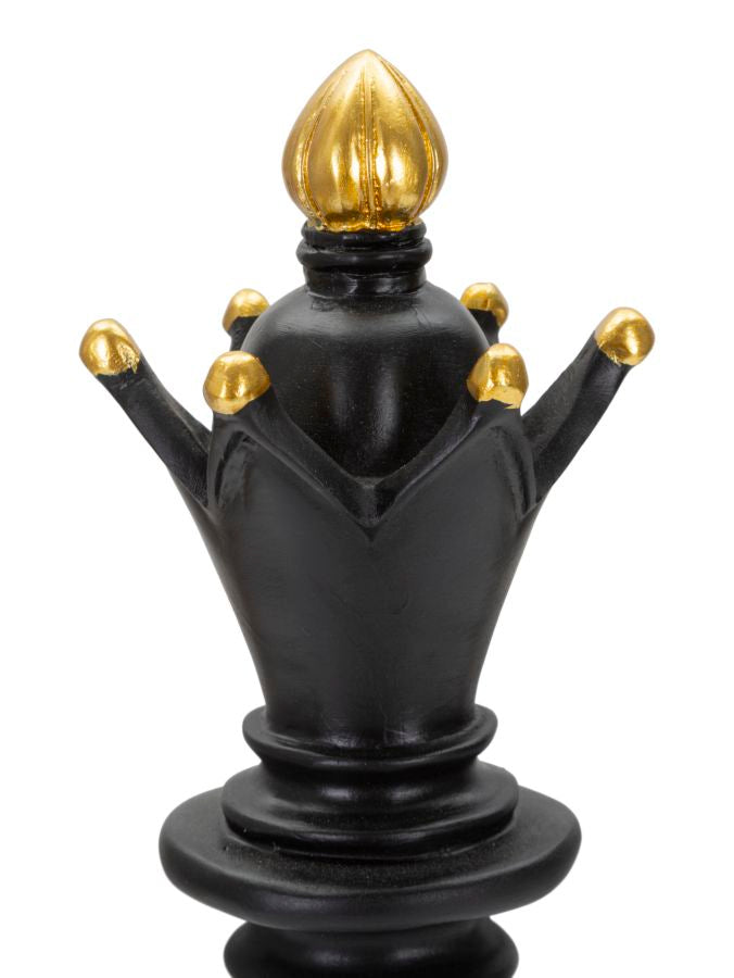 Decoratie Black & Gold Bishop Ø 12,5×38,5 cm