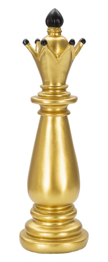 Decoratie Gold & Black Bishop Ø 12,5×38,5 cm