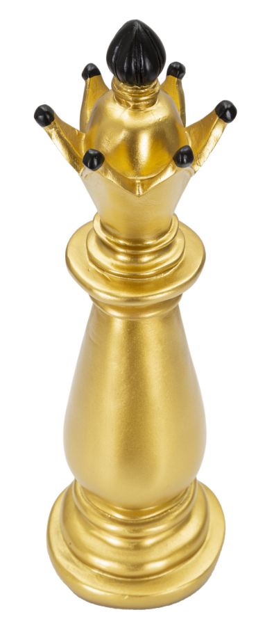 Decoratie Gold & Black Bishop Ø 12,5×38,5 cm