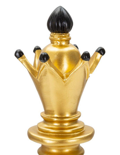 Decoratie Gold & Black Bishop Ø 12,5×38,5 cm