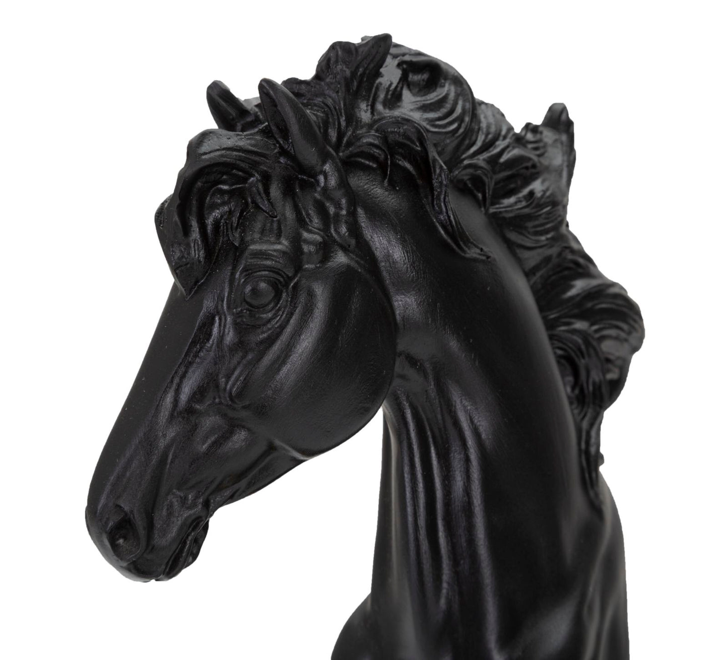 Decoratie Black & Gold Horse 14×11×27 cm