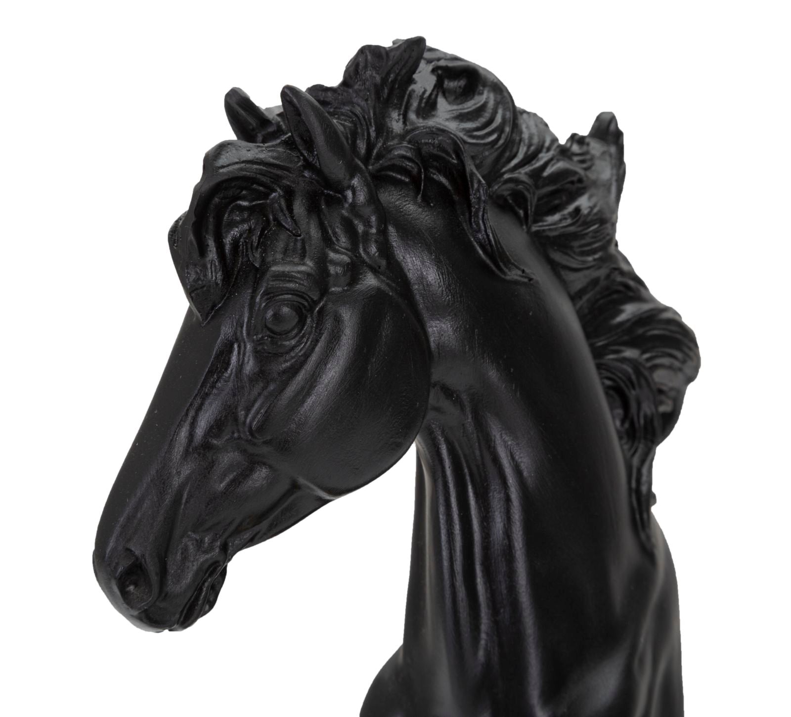 Decoratie Black & Gold Horse 14×11×27 cm