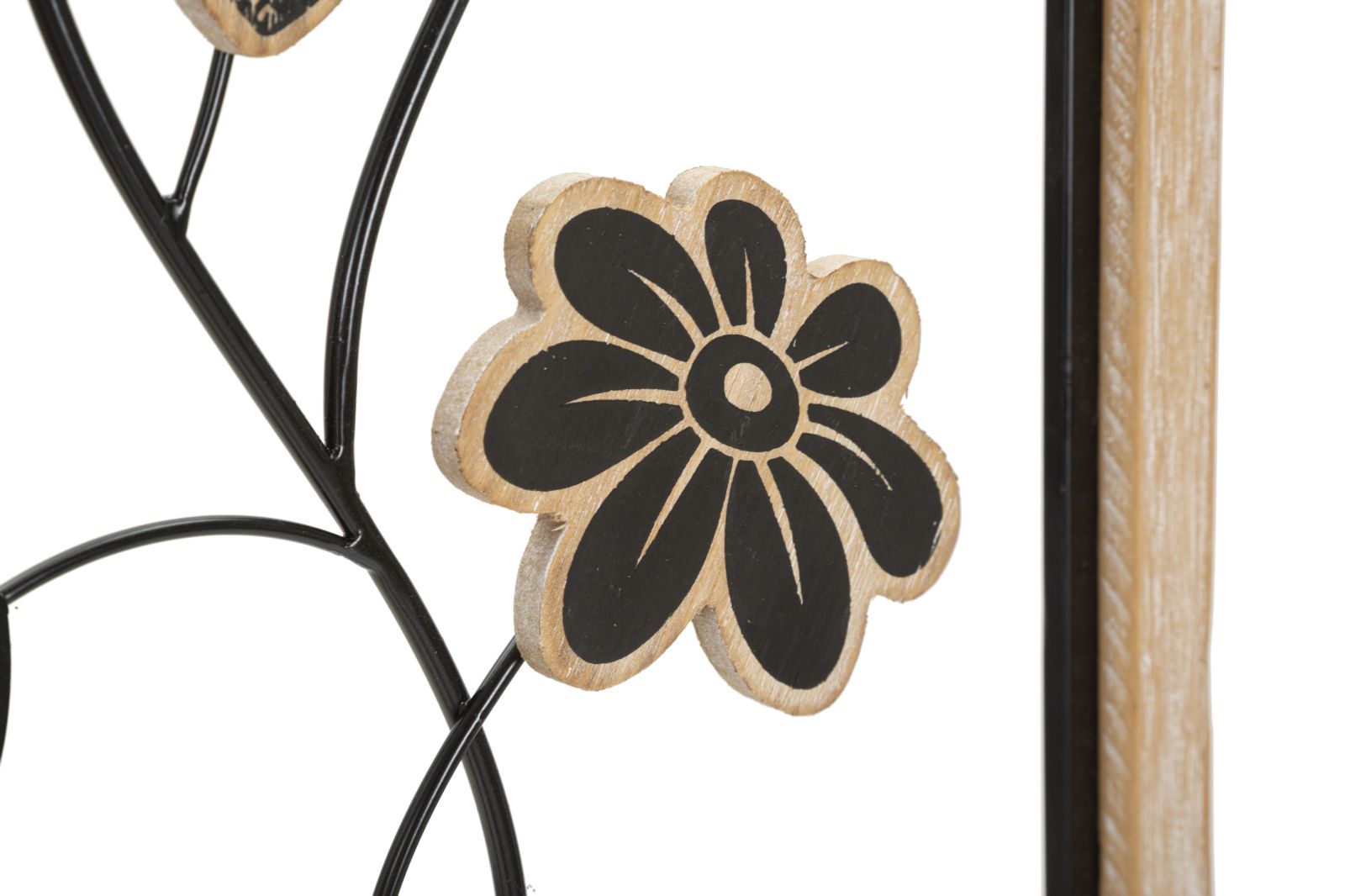 Wanddecoratie Iron/wood Wall Panel Girish -a- 30×2,5×60 cm
