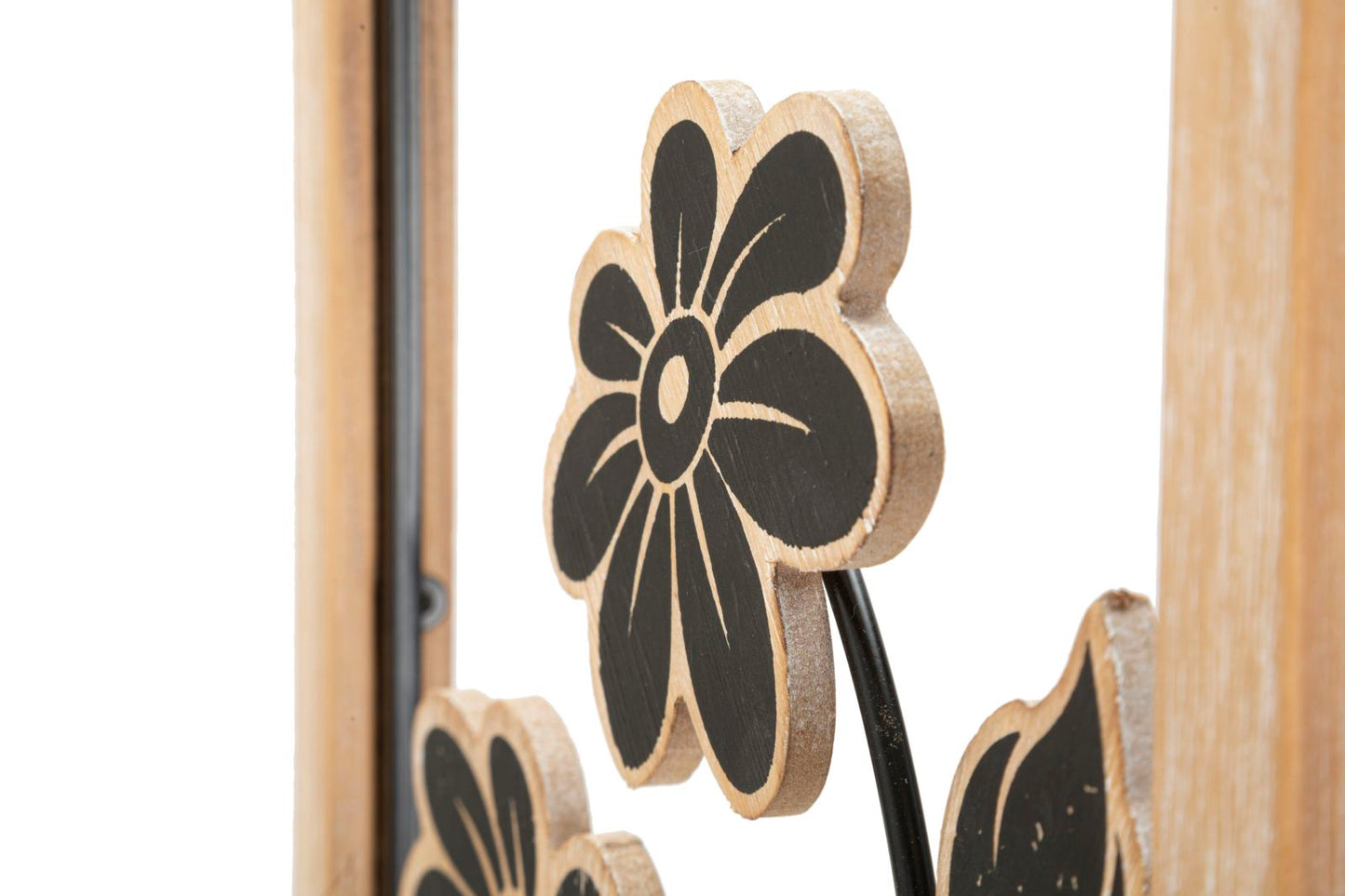 Wanddecoratie Iron/wood Wall Panel Girish -a- 30×2,5×60 cm