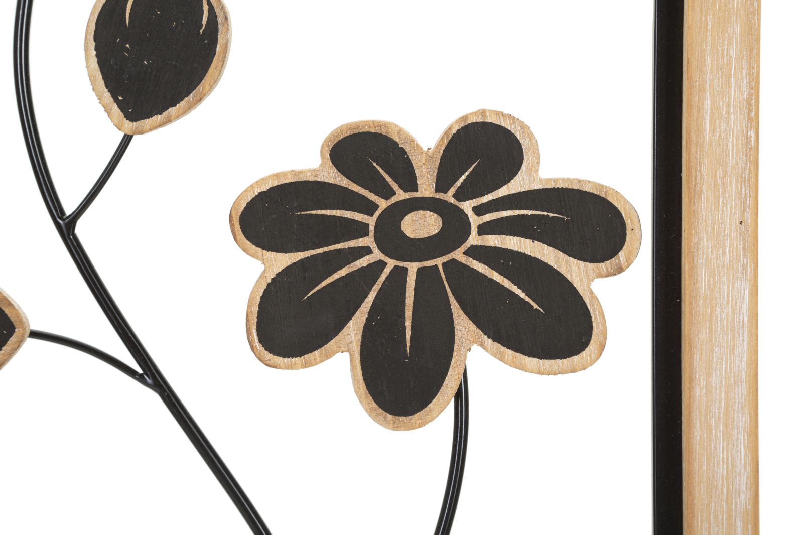 Wanddecoratie Iron/wood Wall Panel Girish -b- 30×2,5×60 cm