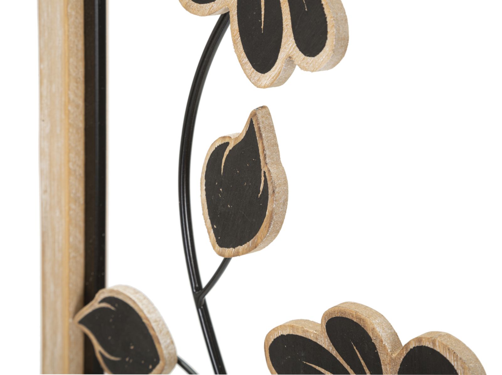 Wanddecoratie Iron/wood Wall Panel Girish -b- 30×2,5×60 cm