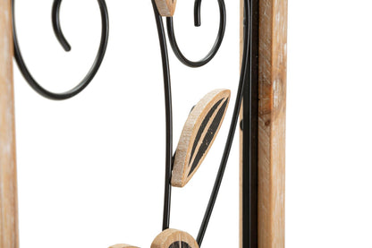 Wanddecoratie Iron/wood Wall Panel Koman -a- 26×2,5×60 cm