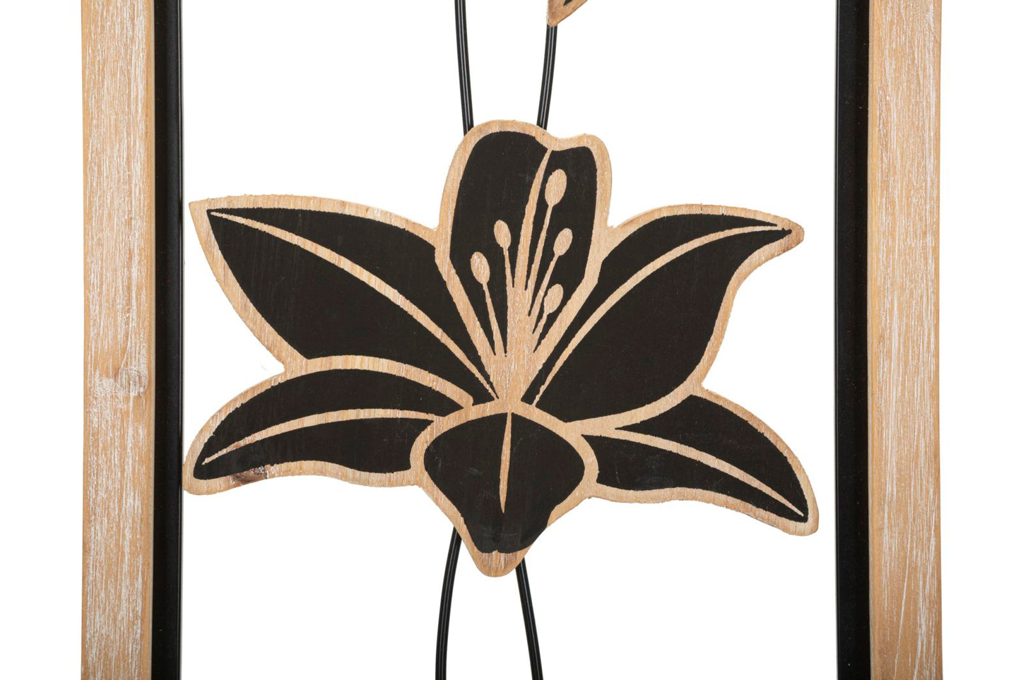 Wanddecoratie Iron/wood Wall Panel Koman -b- 26×2,5×60 cm