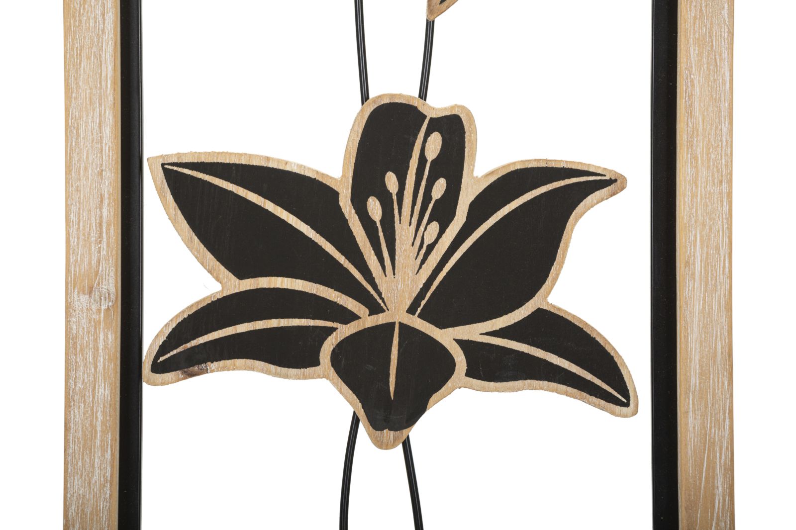 Wanddecoratie Iron/wood Wall Panel Koman -b- 26×2,5×60 cm