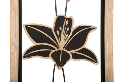 Wanddecoratie Iron/wood Wall Panel Koman -b- 26×2,5×60 cm